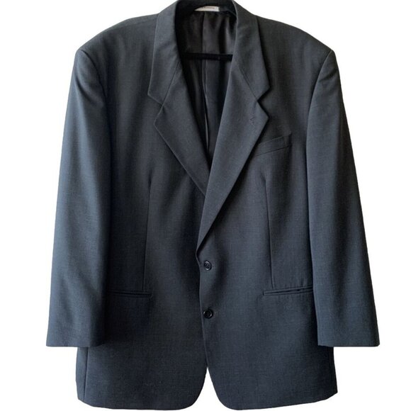 YVES SAINT LAURENT Mens Size 46 Wool Union Made Jacket‎ Sport coat YSL  Vintage - Picture 1 of 12